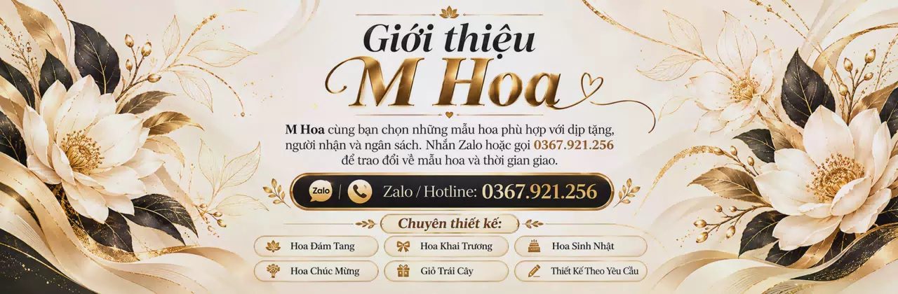 Ảnh bìa Shop hoa tươi Xã Yên Sơn Phú Thọ - Để lời nhắn thêm dịu dàng
